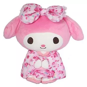 Sanrio Kawaii Japan My Melody стоячая плюшевая игрушка размер S розовый высота 20 см
