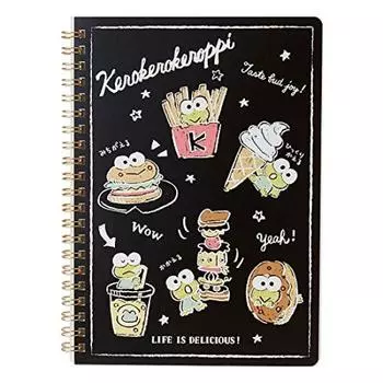 Sanrio Kerokero Keroppi A5 Notebook (Chalk Art)