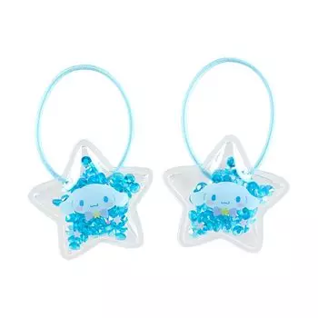 Sanrio Kids Accessories Shakashaka Ponytail Holder Set of 2 Cinnamoroll Cinnamoroll xx Character 910104 SANRIO 3.5 3.5 0.7cm