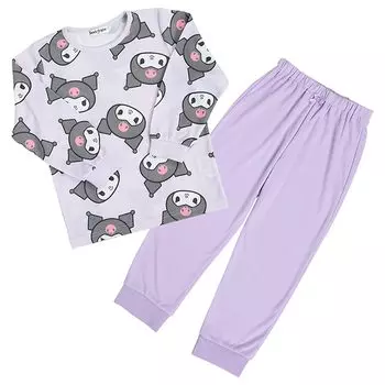 Sanrio Kids Пижама с длинными рукавами Kuromi 110 см 963631