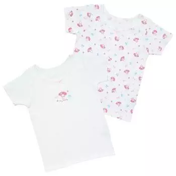 sanrio kids quilt комплект нижнего белья с коротким рукавом из 2 предметов my melody 110 см хлопок с именем 2 узора для детей 226025