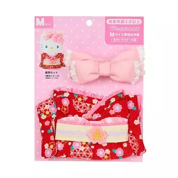 Sanrio Kisekaeo Одежда M Кимоно Комплект Мягкий Костюм Животного 371092 (Друзья Питато)