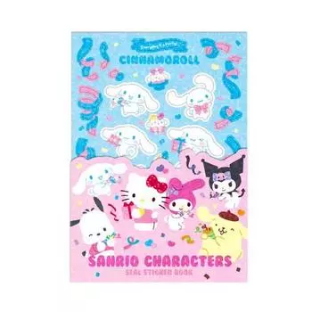 Sanrio Книга наклеек с персонажами Seal, популярный персонаж в Корее