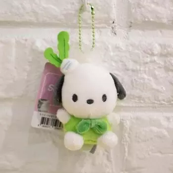 Sanrio Крючок для сумки 8 см кукольный брелок для ключей украшение на сумку, Pochaco Garden, 1 шт., популярный персонаж в Корее