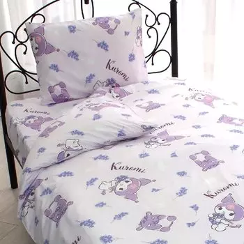 Sanrio Kuromi 3-х предметный комплект пододеяльников с одной наволочкой и простыней SB-650-S
