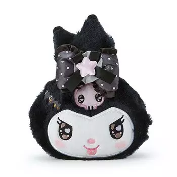 Sanrio Kuromi Face Shape Drawstring Black (Ромиаре) 816035