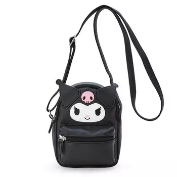 Sanrio Kuromi face shaped shoulder bag 413551