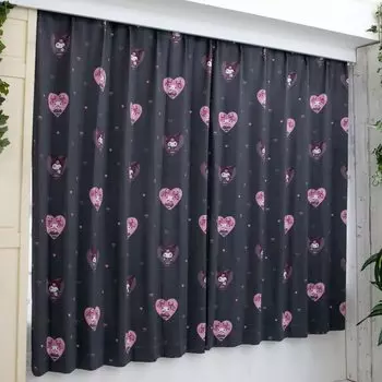 Sanrio Kuromi My Melody Midnight Merokuro 2-й класс затемняющая теплозащитная штора ширина 100 x 200 см длина комплект из 2 шт. Sanrio SANRIO My Melody полностью