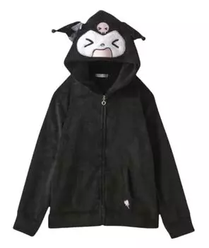 Sanrio Kuromi Narikiri Парка Crying Face Black M
