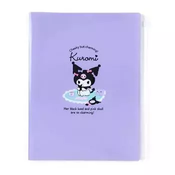 Sanrio Kuromi прозрачная папка с 6 карманами на молнии 549789