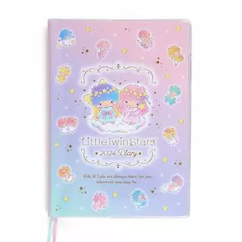 Sanrio Little Twin Stars B6 Дневник вынесен в 2024 703907 (горизонтальный тип)