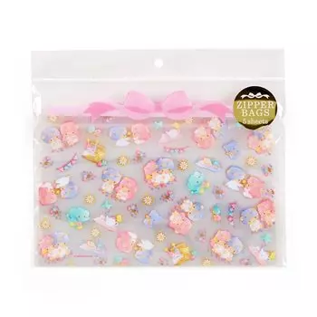 Sanrio Little Twin Stars Clear Bag with Zipper 487279