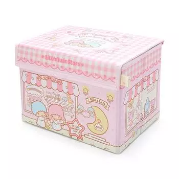 Sanrio Little Twin Stars Folding Storage Box with Lid 551589
