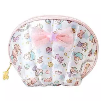 Sanrio Little Twin Stars Pouch M Shell-shaped (Spider Sea)