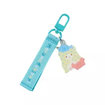 [Sanrio] Logo embroidery tag key chain character award 1st edition Marumofubiyori 13 x 4 x 0.7 cm Character 310140