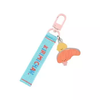 Sanrio Logo Embroidery Tag Keychain Character Grand Prize 1st KIRIMI-chan. KIRIMI-chan. Kirimi-chan. Fillet 13 x 4 x 0.7cm Character 306878