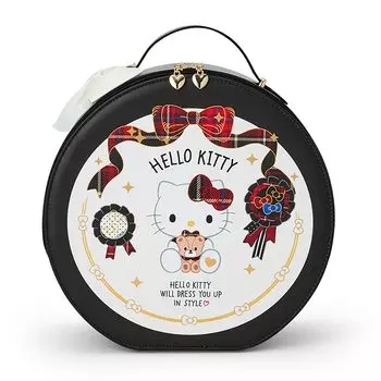 Sanrio Makeup Box Hello Kitty косметическое хранилище с ручкой и зеркалом подарок 129623