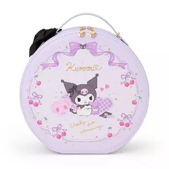 Sanrio Makeup Box Kuromi Cosmetic Storage с ручкой и зеркалом в подарок 129704