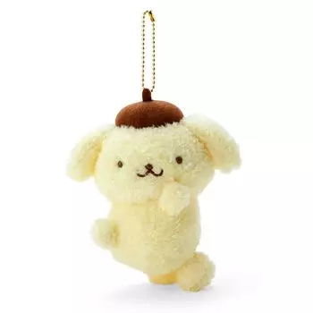 Sanrio Mascot Holder Butt Puripuri Pudding POMPOMPURIN 14 xx Персонаж 336203 8.7 8.5 см