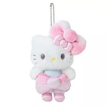 Sanrio Mascot Holder Kitty 50th Модные ленты Hello Kitty 265641 (Привет, день рождения!)
