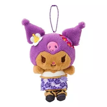 Sanrio Mascot Holder Kuromi Polyester and Ages 6 and 879690 (Tokonatsu Vacation) Steel, Up,