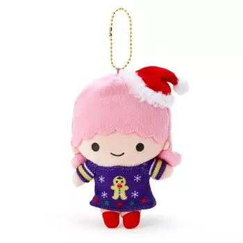 [Sanrio] Mascot Holder Little Twin Stars Kikirara LITTLE TWIN STARS Christmas Sweater Design Series Character 9.2 x 7 x 13.2 cm 710920