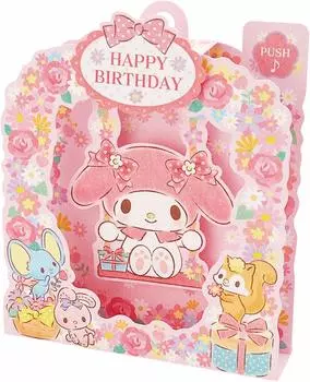 Sanrio Мелодия Карточка Моя Мелодия Swing P 116 JPME16-1