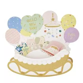 Sanrio Melody Card Подарочная карта для ребенка Baby in the Cradle Music Box Card Возможна отправка за границу JPME58-3 SANRIO 630535