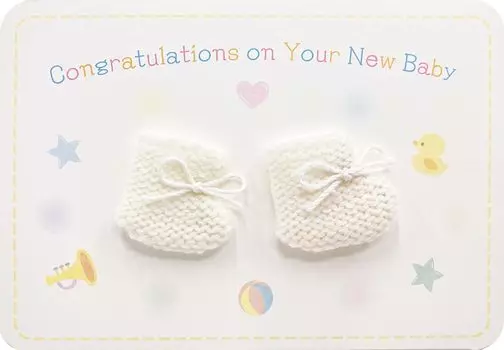 Sanrio Message Card Baby Gift Baby Socks Included L 381 808971 BC81-1