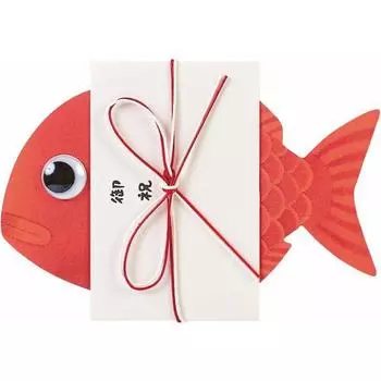 Sanrio Message Card Celebration Sea Bream with Mizuhiki CR24-9 L 224