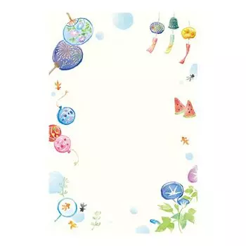 Sanrio Message Card Летняя открытка Летние аксессуары S4002 106704 JSP2-3 белый