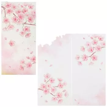 Sanrio Message Card Spring Card Top and Bottom Cherry Blossom Branch Music Box Card Can be shipped overseas JSC SANRIO 686956 5-4