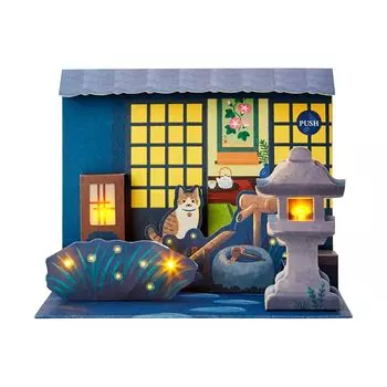 Sanrio Message Card Summer Lights & Sound Japanese Garden at Night JSP67-4 S4067 388742