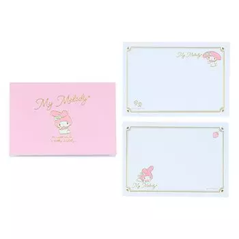 Sanrio Message Mini Pat My Melody 10 штук (2 выкройки по 5 штук каждая) 437786