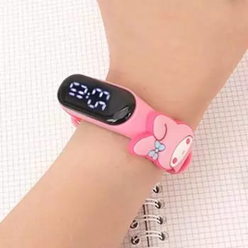 Sanrio My Melody 3D светодиодные наручные часы для девочек и детей начальной школы электронные часы