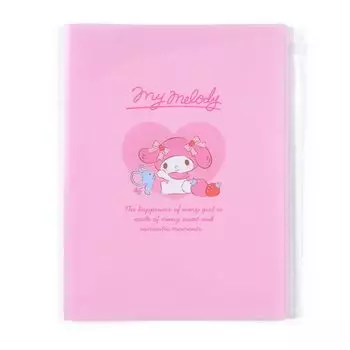 Sanrio My Melody 6-карманная прозрачная папка с застежкой-молнией 549622