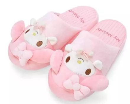 Sanrio My Melody Character Shape Slippers 597261