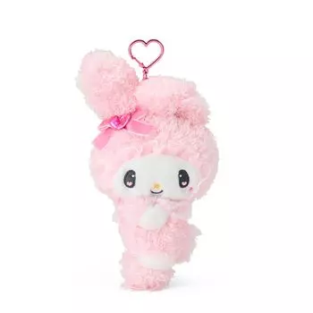 Sanrio My Melody Mascot Holder Saro Polyester and Ages 6 and 827029 (Mellow Miusa) Steel, Up,