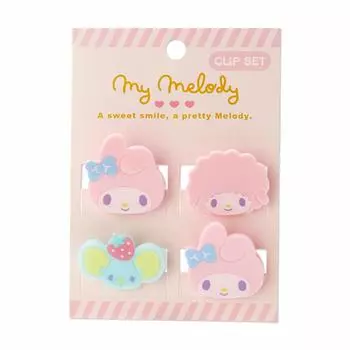 Sanrio My Melody Mini Clip Set (Mini Face) 923290