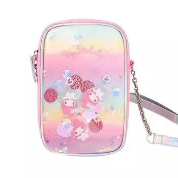Sanrio Сумка для мобильного телефона My Melody Moving Sequin Bling Crossbag, детская сумка, популярный персонаж в Корее