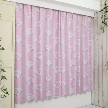Sanrio My Melody My Sweet Piano Затемняющая теплозащитная штора Ширина 100 x 200 см Длина Набор из 2 шт. Sanrio SANRIO My Melody Моющиеся персонажи и