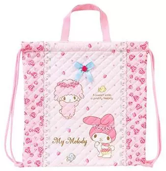 Sanrio My Melody стеганая сумка на шнурке для рук (Роза)