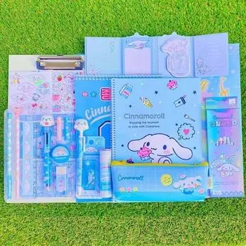 Набор канцелярских принадлежностей Sanrio Cinnamoroll, популярный персонаж в Корее
