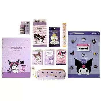 Необычный набор канцелярских товаров с милыми персонажами Sanrio, Kuromi