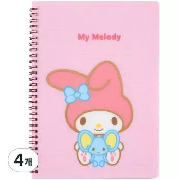 Sanrio Обложка My Melody ПП, розовая, 4 шт.