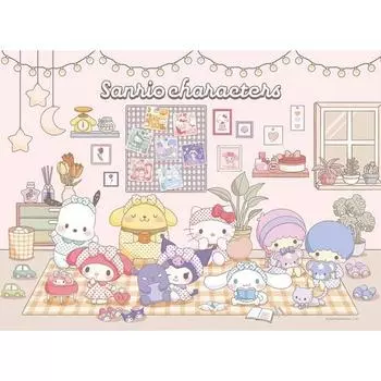 Sanrio Pajama Party Jigsaw Puzzle SAN-A05-057, Korean popular puzzles