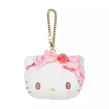 Sanrio Pass Case Hello Kitty 466352 Face-shaped (Dolly Rose)