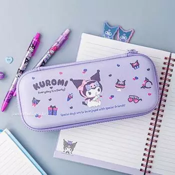 Sanrio Пенал-мешочек из ЭВА с эпоксидной смолой, Kuromi