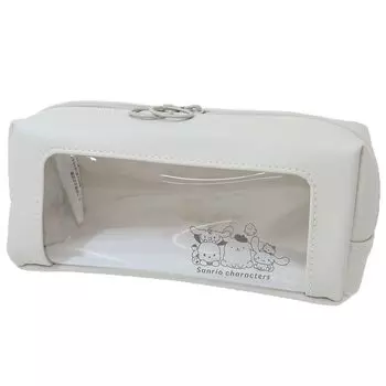 Sanrio Персонажи ПВХ коробка с окном Pen Enrollment Sanrio [Pen Pouch] Case/New