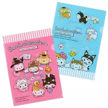 Sanrio Персонажи Sanrio A4 Прозрачный набор папок 574520 (Шиба Ину)